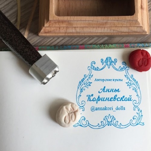 Печать для полимерной глины Анны Кореневской