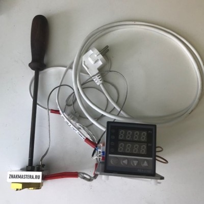 Нагреватель клейма с цифровым терморегулятором ПТ-200 (200вт)